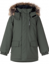 Куртка-парка для мальчиков SNOW K24441 (хаки) Куртка-парка для мальчиков SNOW K24441 (хаки)