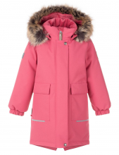 Куртка-парка для девочек VIOLET K24434 (ягодный) Куртка-парка для девочек VIOLET K24434 (ягодный)
