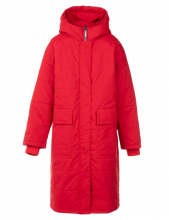 Пальто для девочек FLEUR K24067 (темно-красный) Пальто для девочек FLEUR K24067 (темно-красный)
